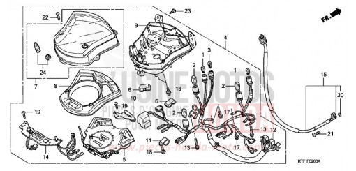 COMPTEUR SH125A de 2010